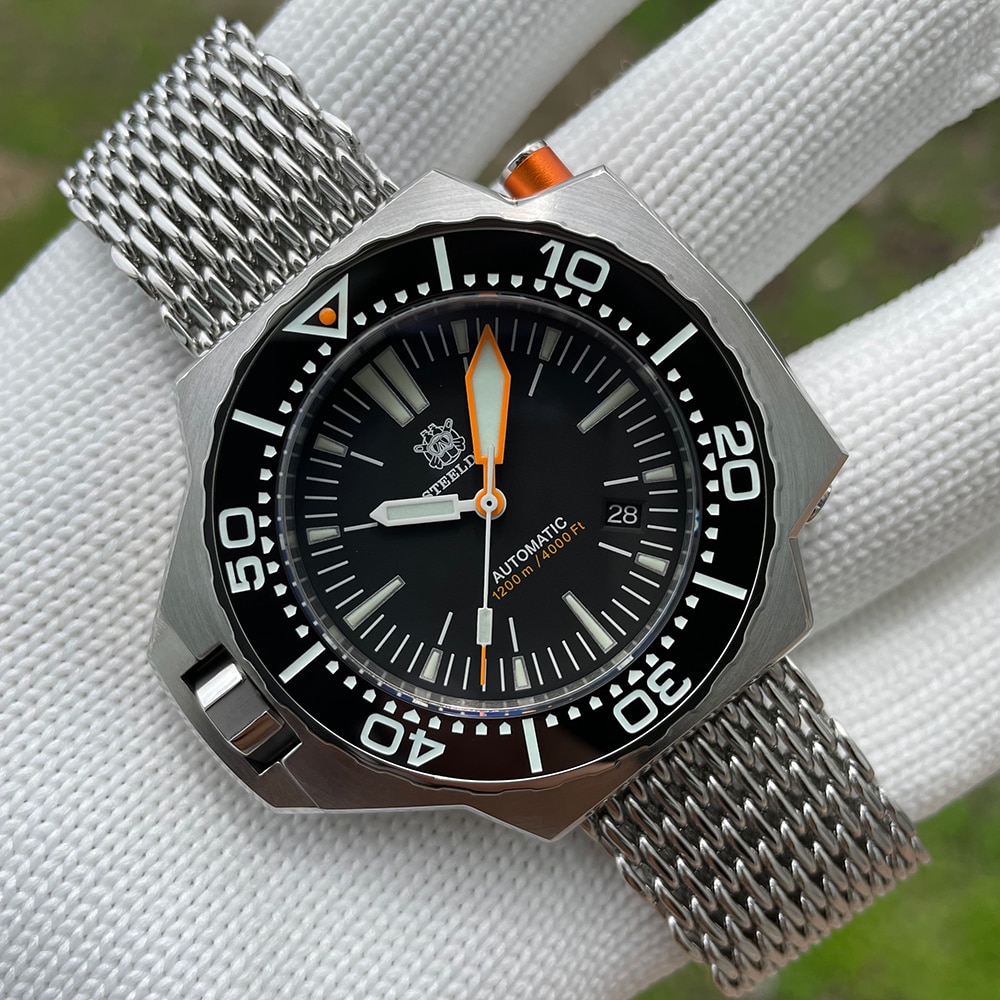 Steeldive SD1969 NH35 1200M Waterproof Dive Watch - The Night's Watches